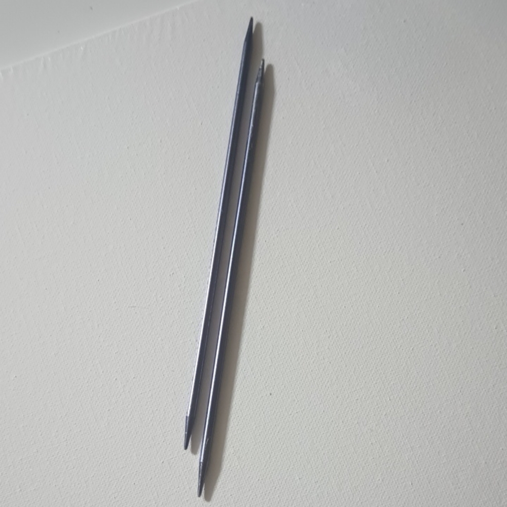 Metal Double-Point Knitting Needles